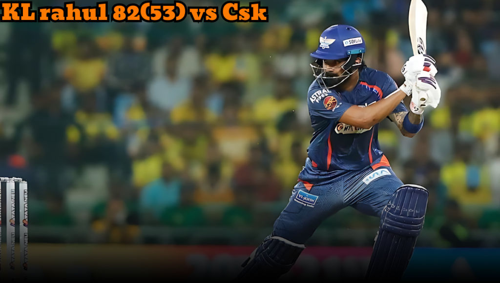 CSK vs LSG: LSG won by 8 wickets,KL Rahul best scorer