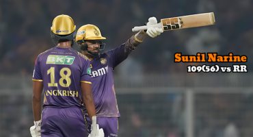 KKR vs RR: RR won by 2 wickets, century for Sunil Narine