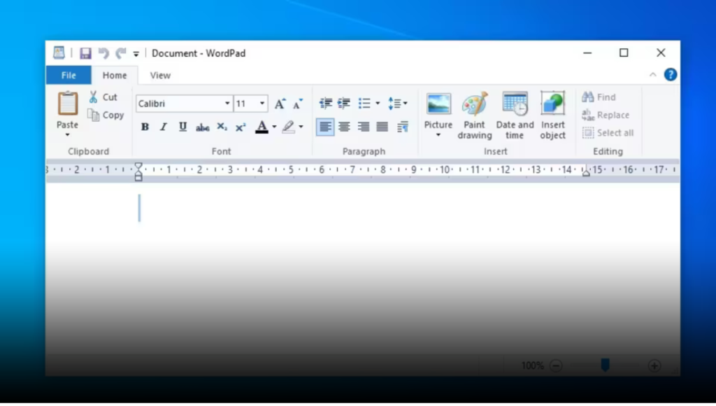 WORDPAD PROGRAM