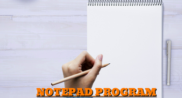 Notepad Program