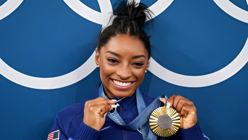 Simone Biles says she knew people would go crazy over her goat necklace