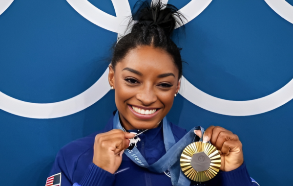 Simone Biles says she knew people would go crazy over her goat necklace