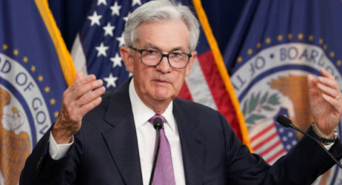 Note: Federal Reserve Chairman Jerome Powell speaks after the Fed's rate cut announcement