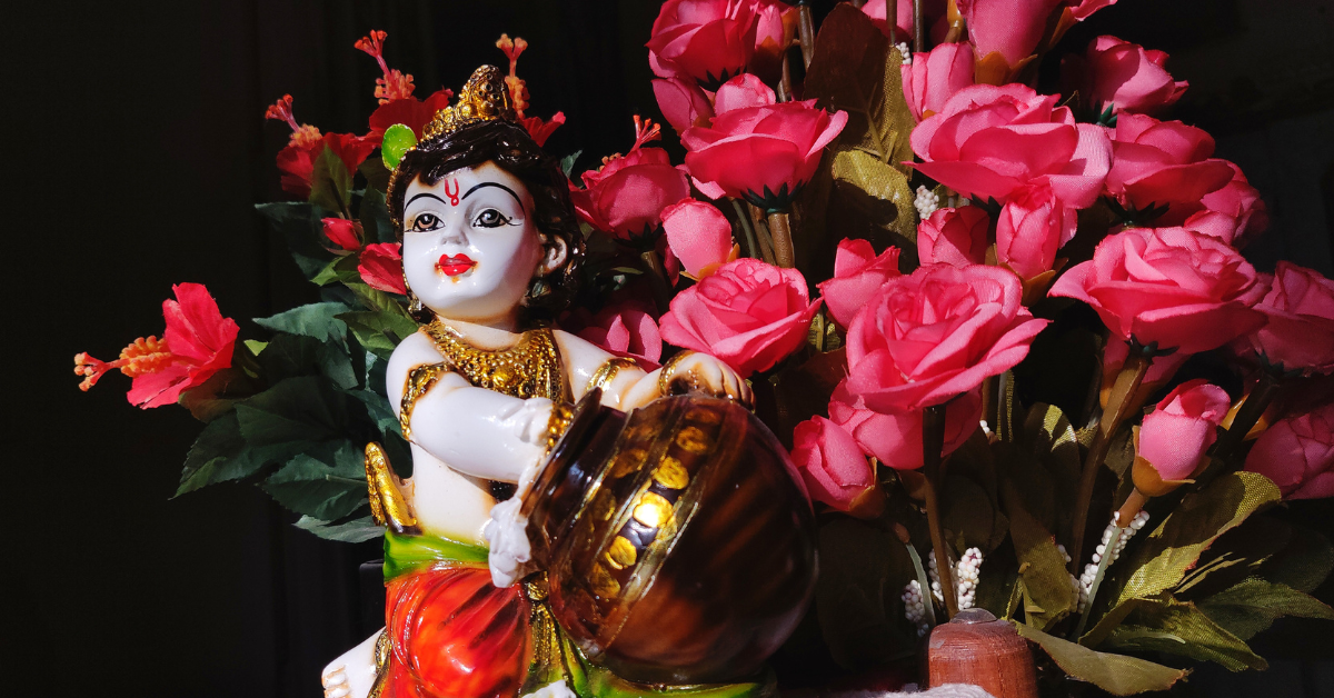 Happy new year lord krishna immage