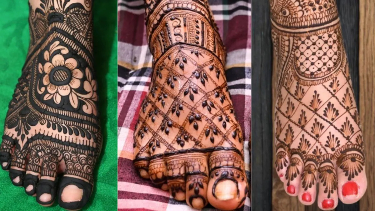 Simple Foot Mehndi Design: पैरों में लगाएं मेहंदी के ये सिंपल डिजाइन बढ़ जाएगी खूबसूरती
