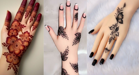 Stylish Arabic Mehndi Design
