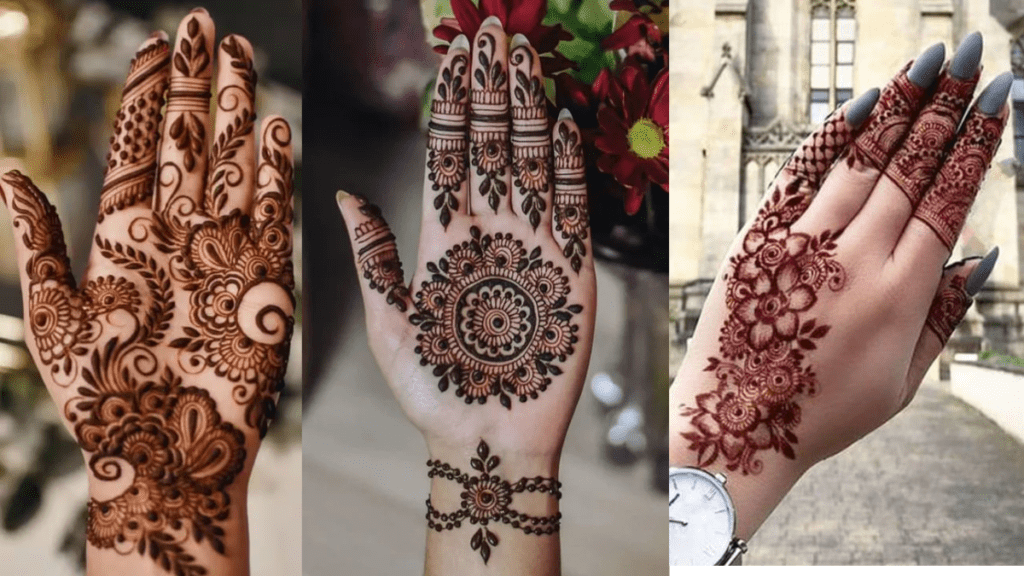 Aesthetic Mehndi Front Hand