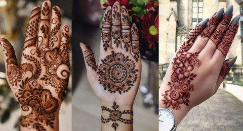 Aesthetic Mehndi Front Hand