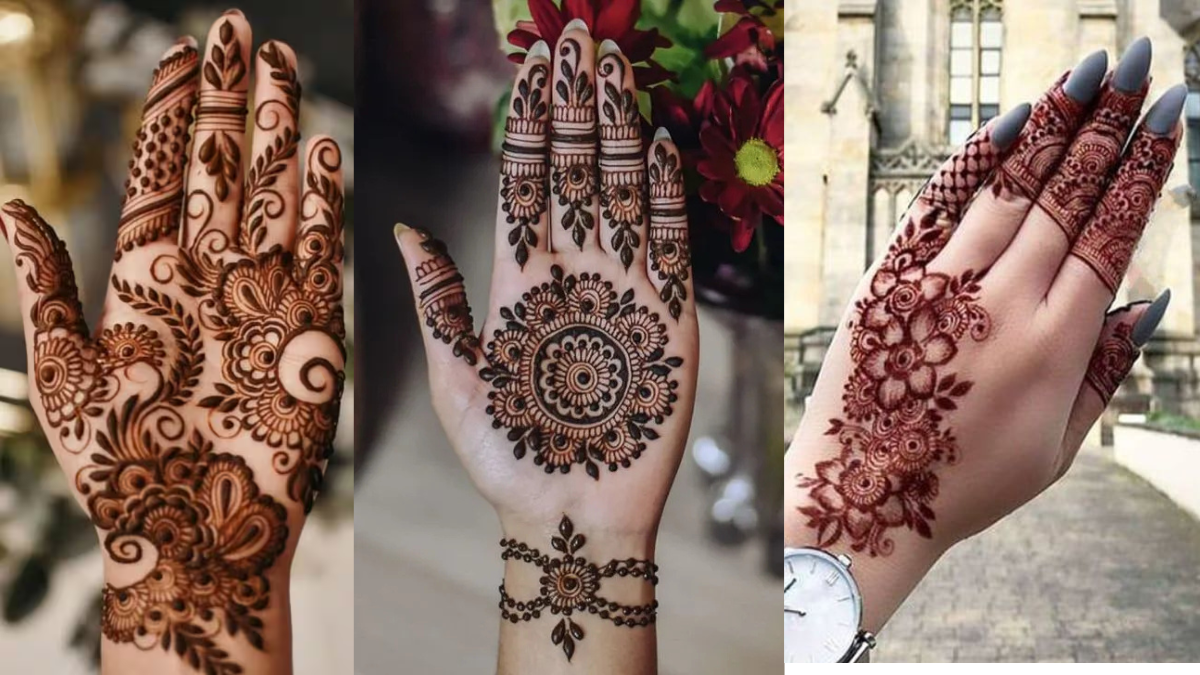 Aesthetic Mehndi Front Hand