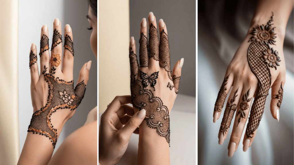 Stylish Finger Mehndi Design