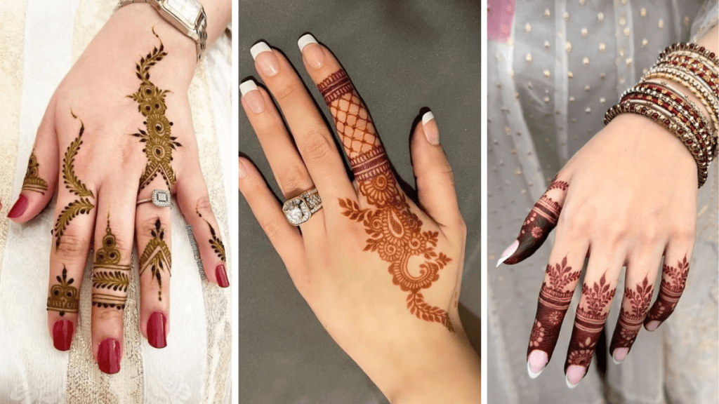 Simple Stylish Back Hand Mehndi