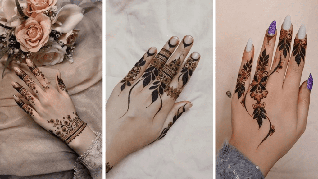 Easy Simple Finger Mehndi Design
