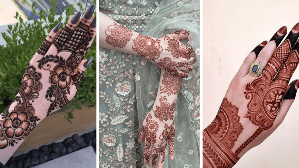 Front Simple Mehndi Design
