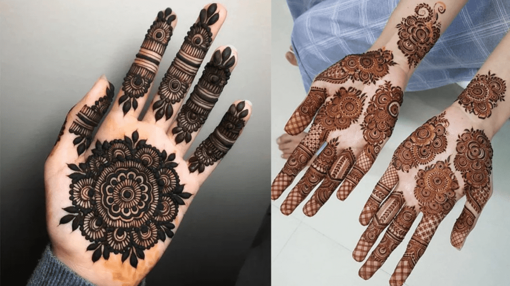 Mehndi Design Front Hand