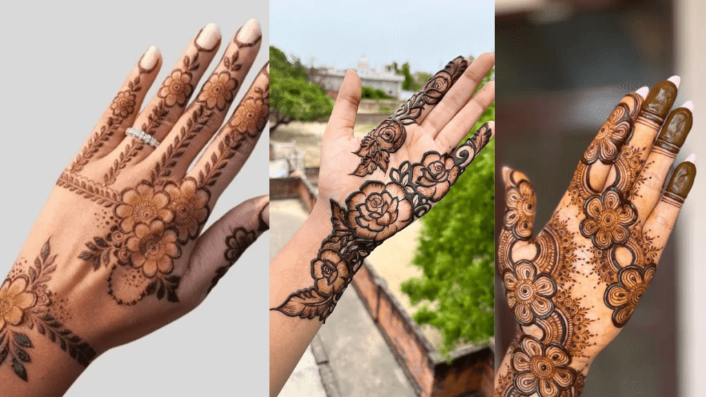 Simple Mehndi Design for Girl