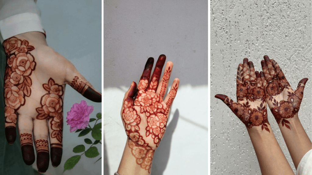 Rose Mehndi Design