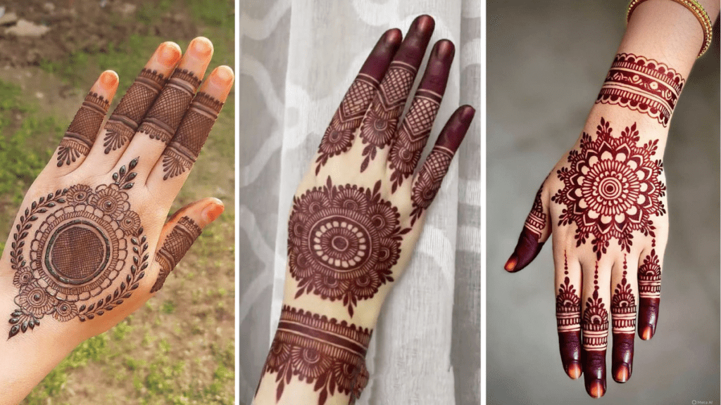 Circle Mehndi Design