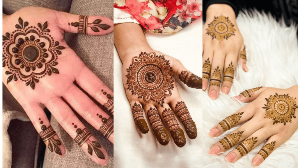 Mehndi Design Front Simple