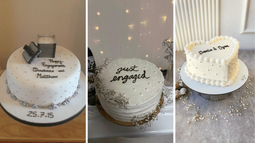 Engagement Cake Design