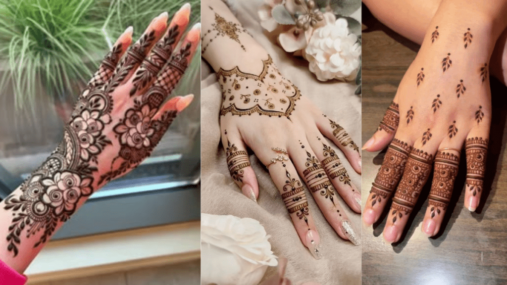 Mehandi Designs Simple Back Hand