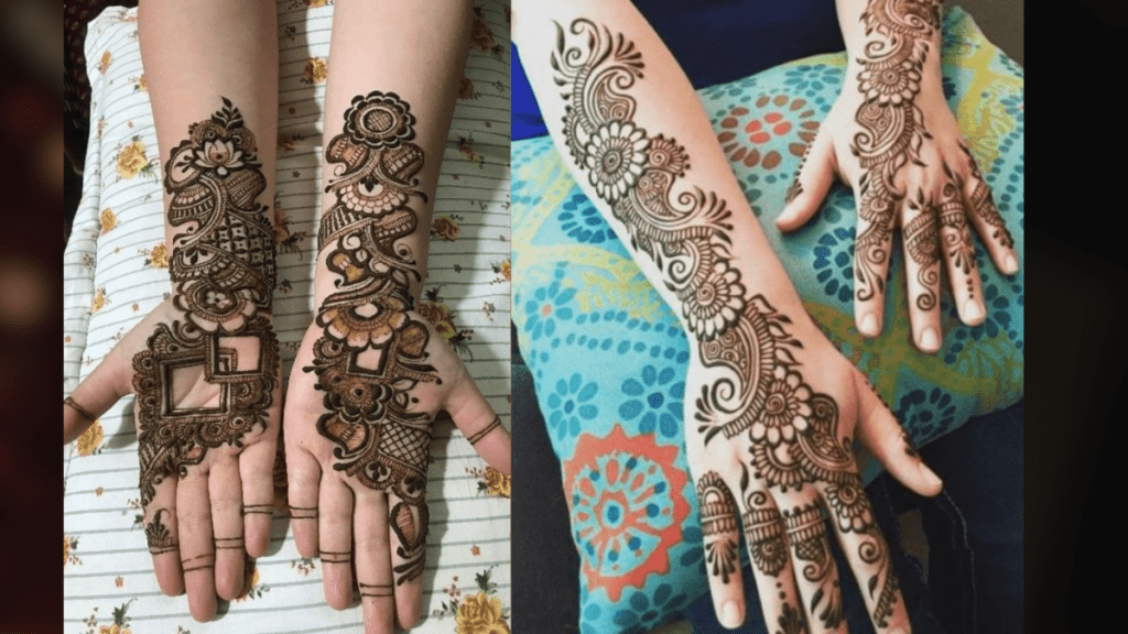 Mehndi Design Easy Front Hand