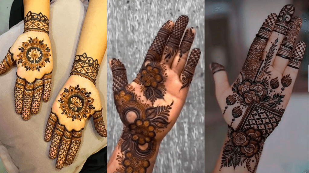 Lotus Mehndi Design