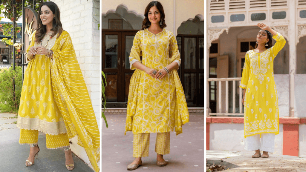 Haldi Dress Girl