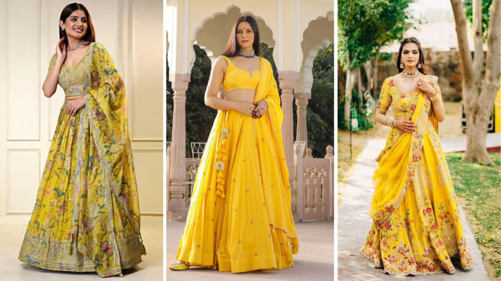 Haldi Dress For Bride