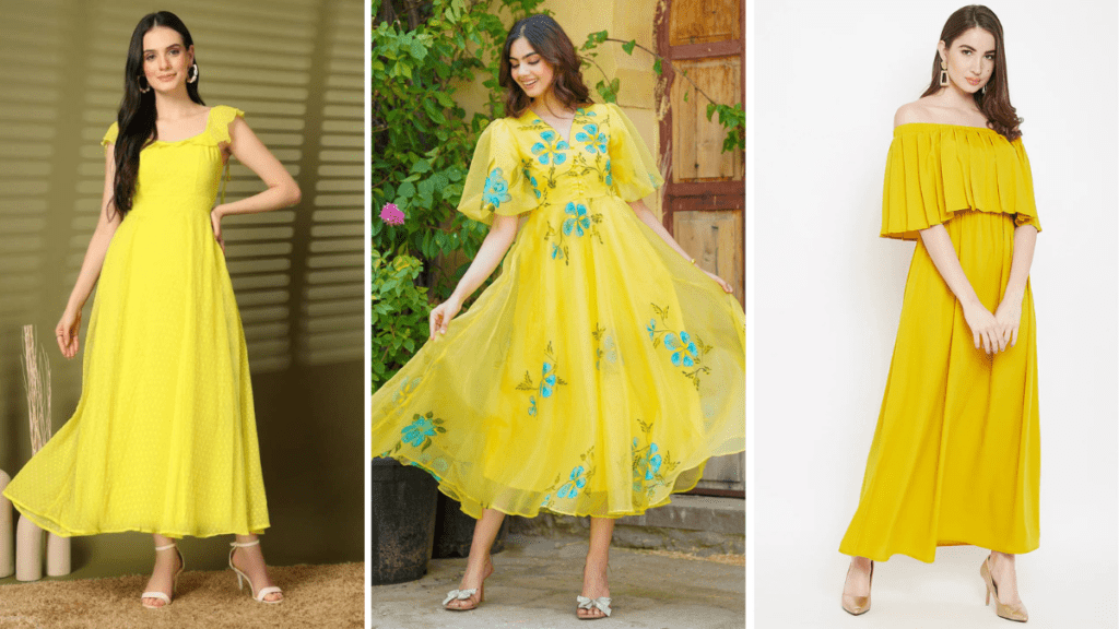 New Haldi Dress