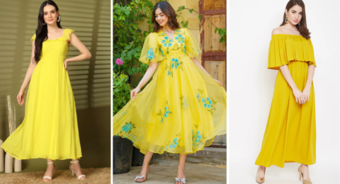 New Haldi Dress