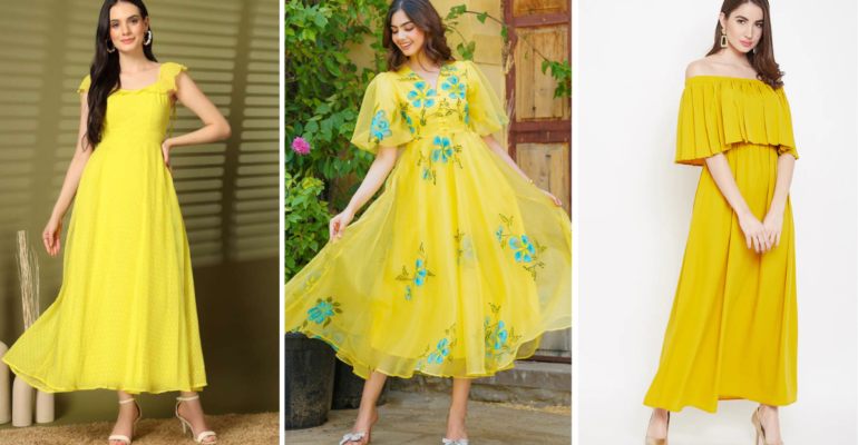 New Haldi Dress