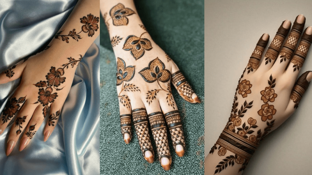 Royal Finger Mehndi Designs