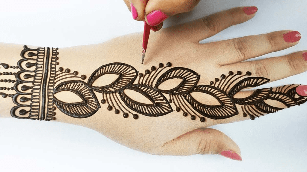 Easy Full Hand Mehndi Design