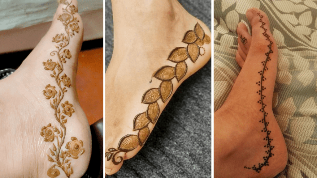 Stylish Leg Mehndi
