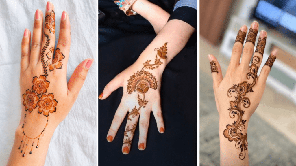 Front Simple Mehndi