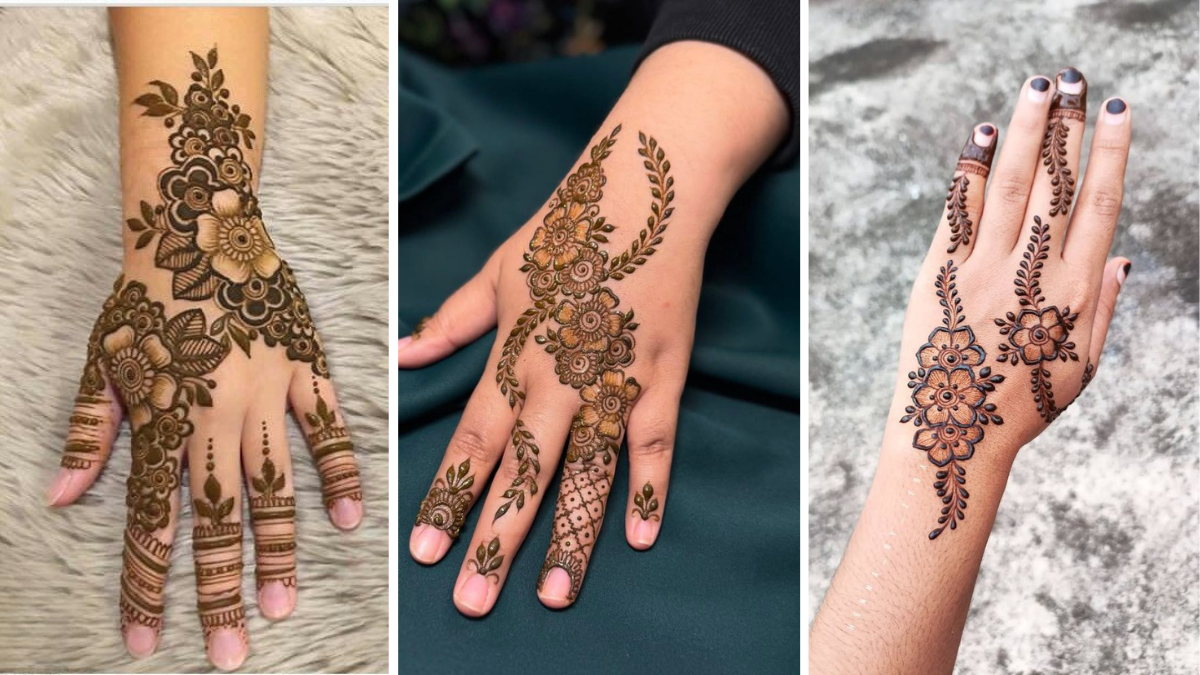 Mehndi Design Photo Back