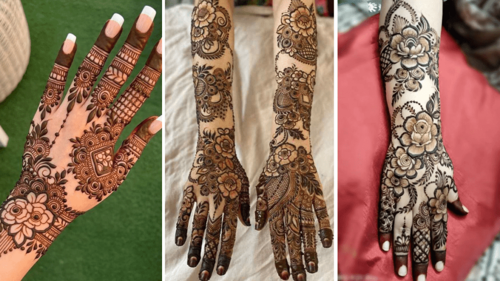 Stylish Khafif Mehndi Design