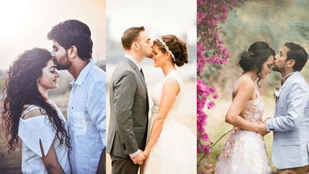 Romantic Wedding Couple Poses