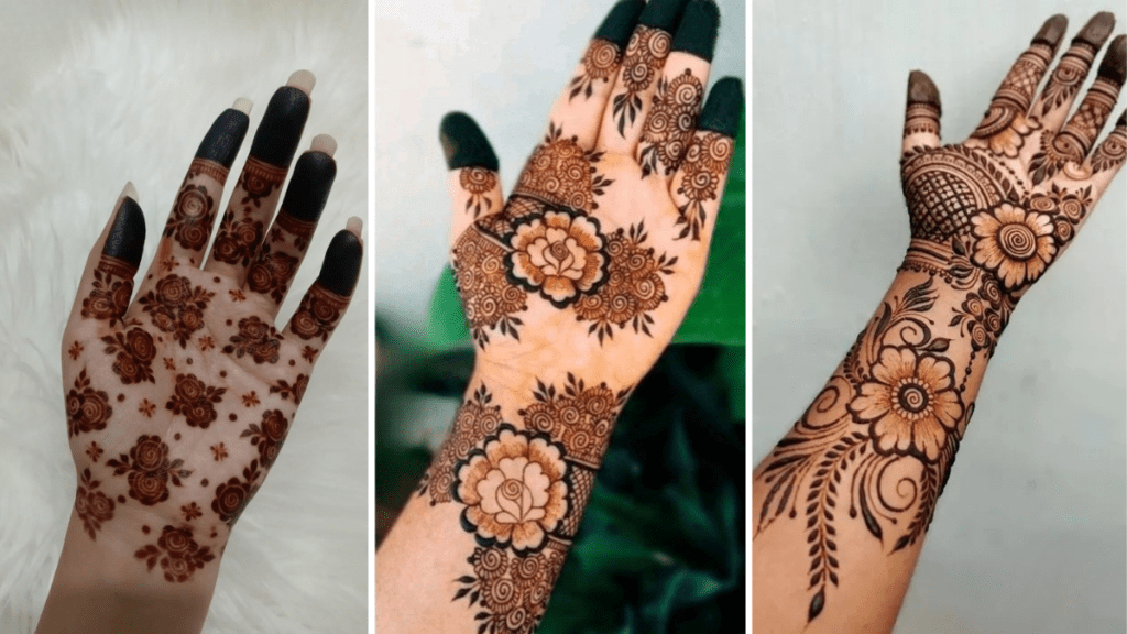 Stylish Front Hand Mehndi