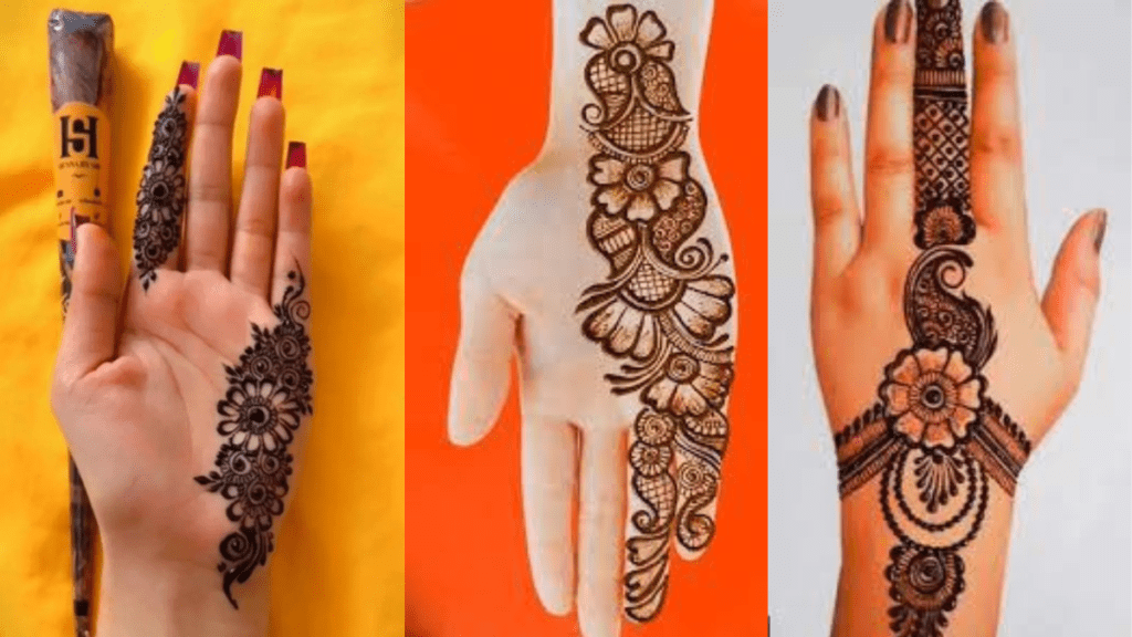 Simple Arabic Mehndi Design