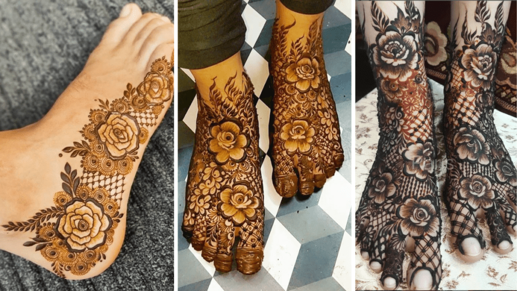 Stylish Foot Mehndi Design