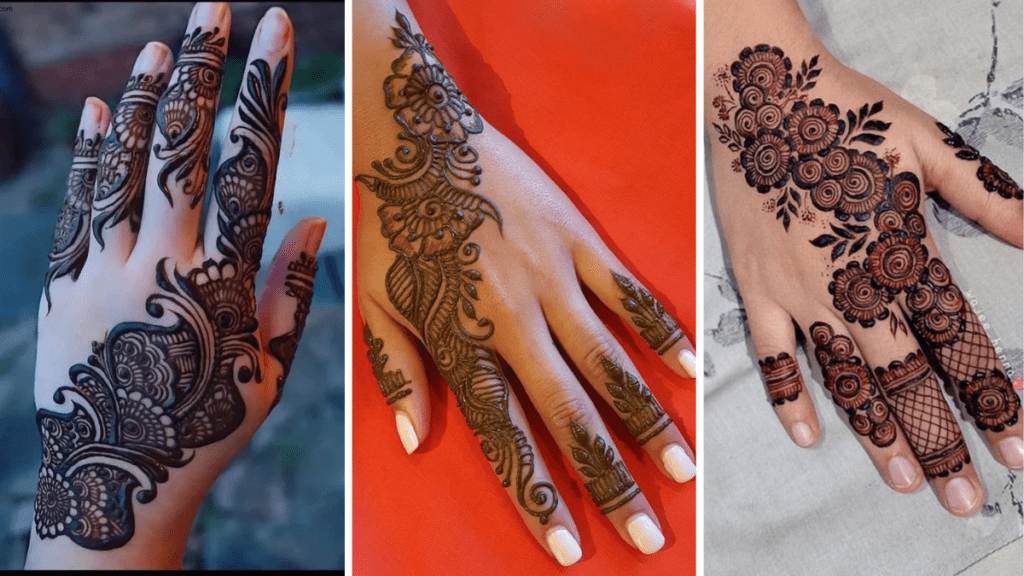 Mehndi Design Photo Back Hand