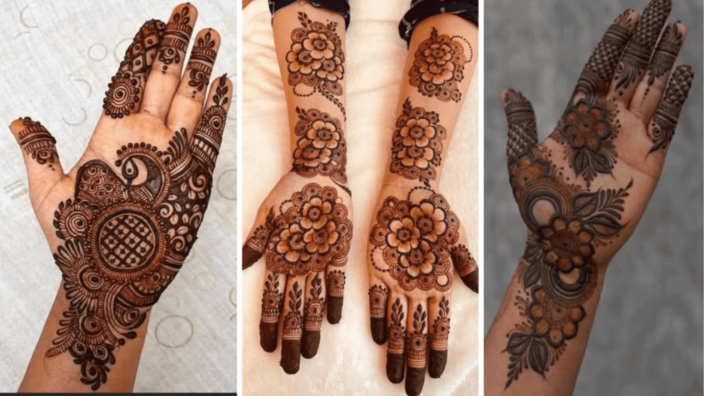 Easy Modern Full Hand Mehndi