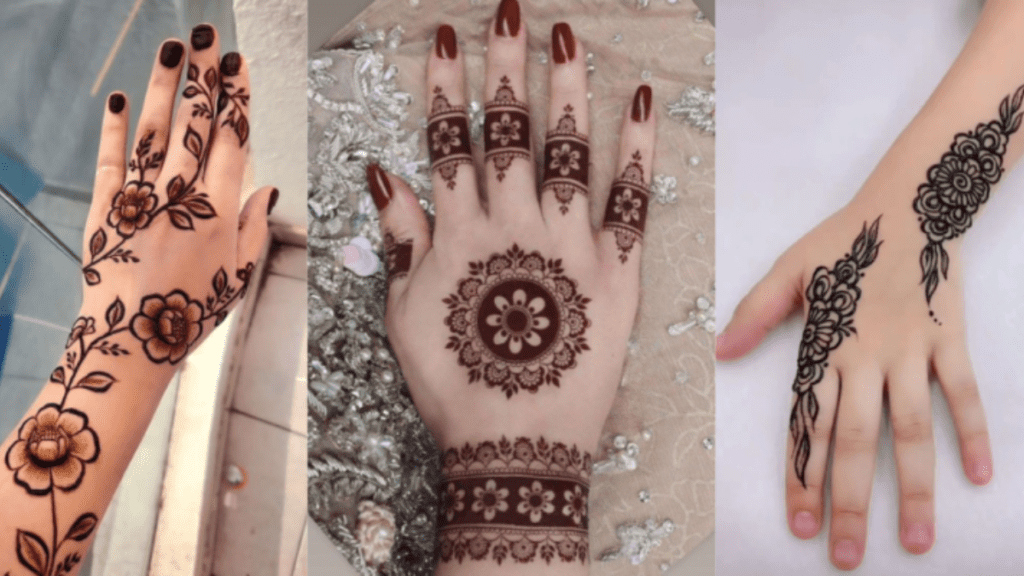 Royal Finger Mehndi Design
