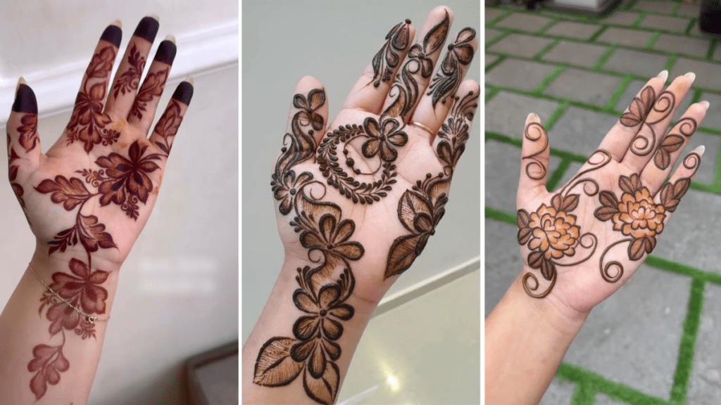Front Hand Simple Mehndi