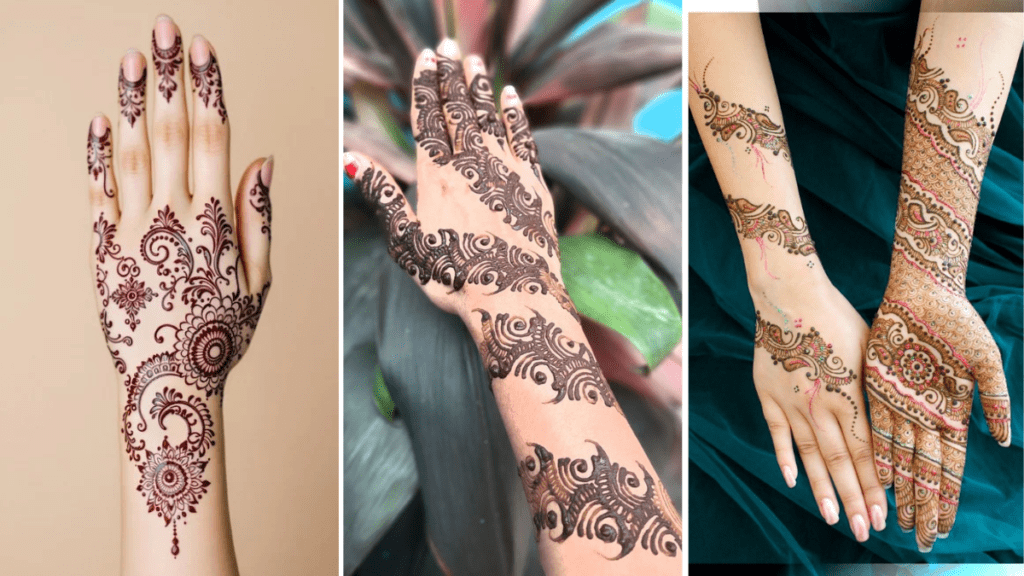 Back Hand Simple Mehndi Design