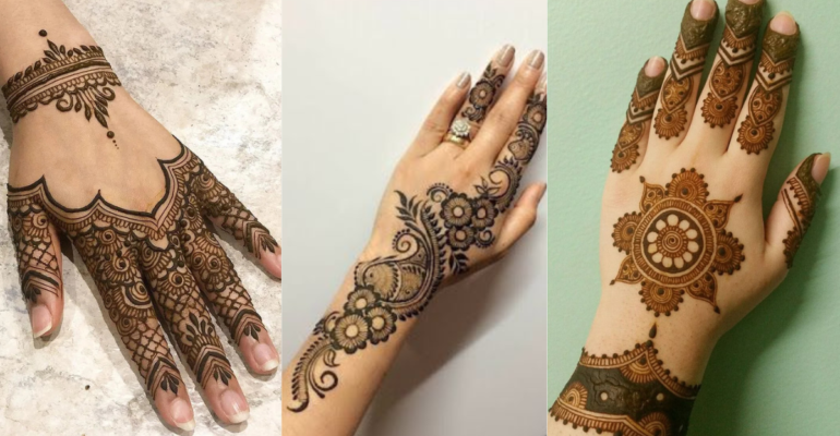 Simple Mehndi Design for Girl