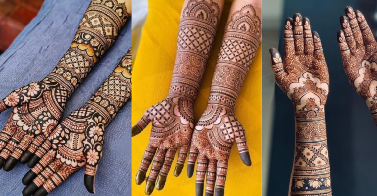 Easy Front Hand Mehndi Design