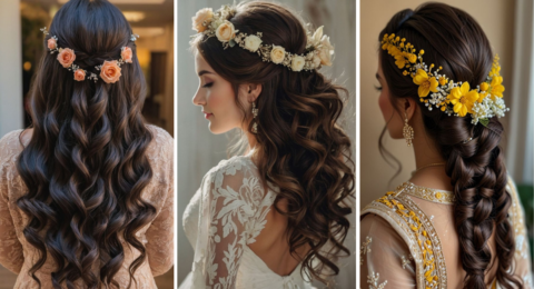 Traditional Hairstyle Girl for Wedding