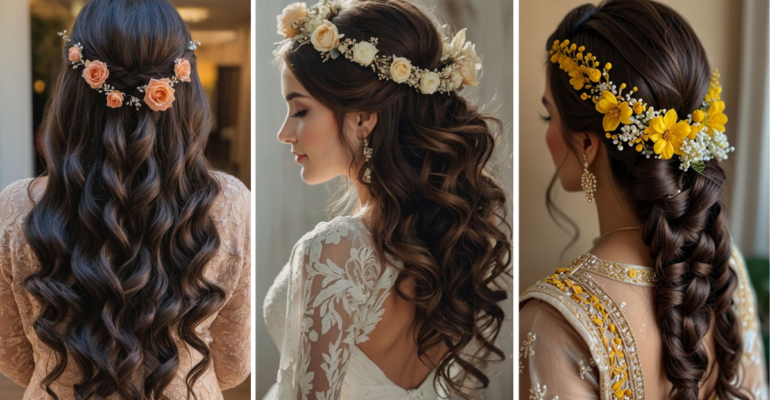 Traditional Hairstyle Girl for Wedding